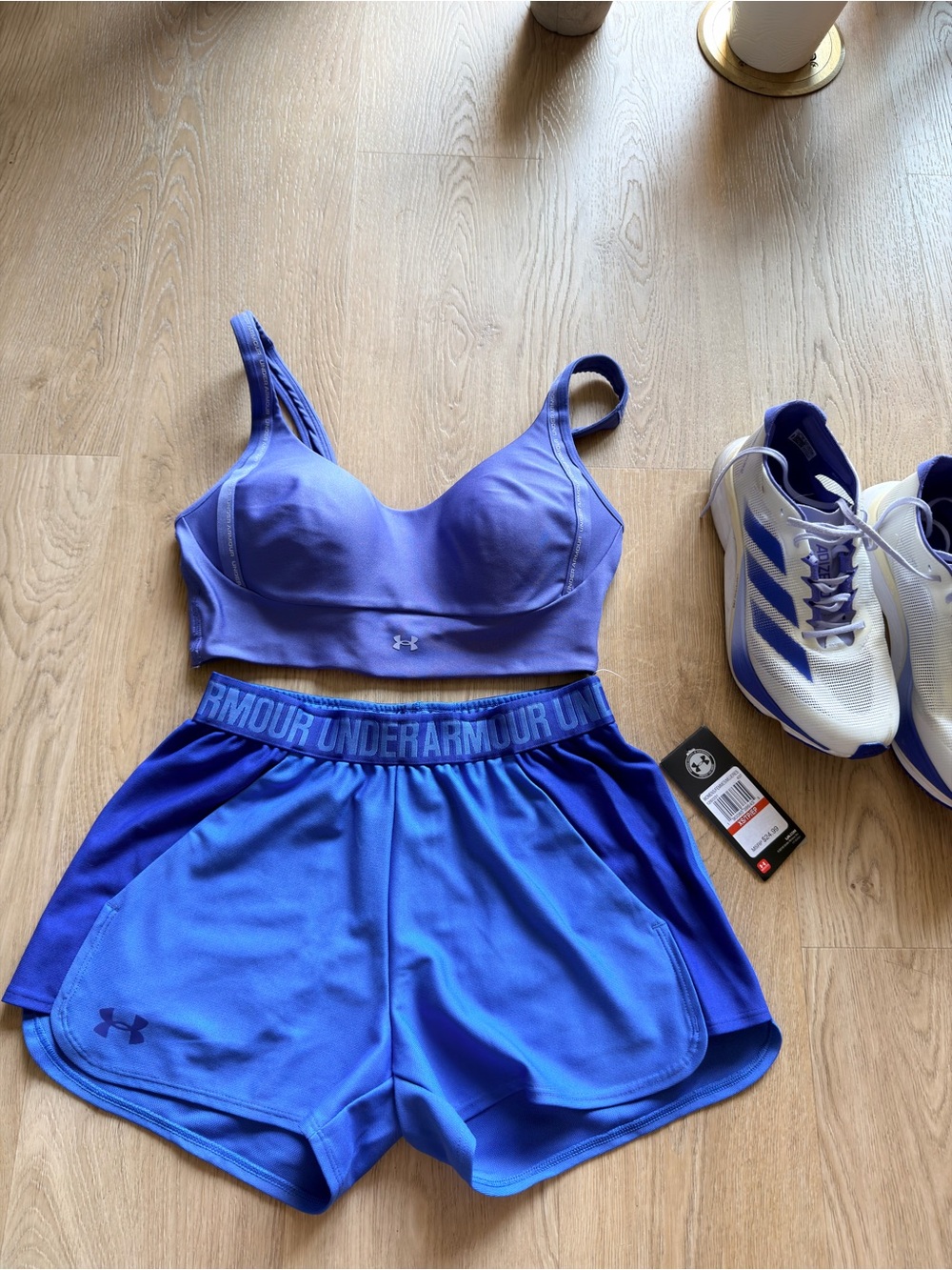 Under Armour Women's  Sports Bra and Shorts Set (New)